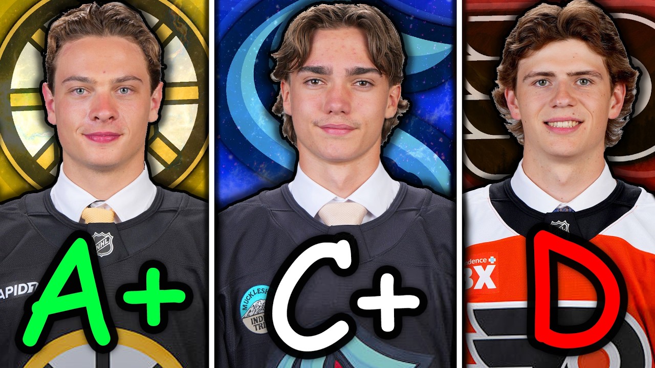 Grading EVERY First Round 2025 NHL Draft Pick!