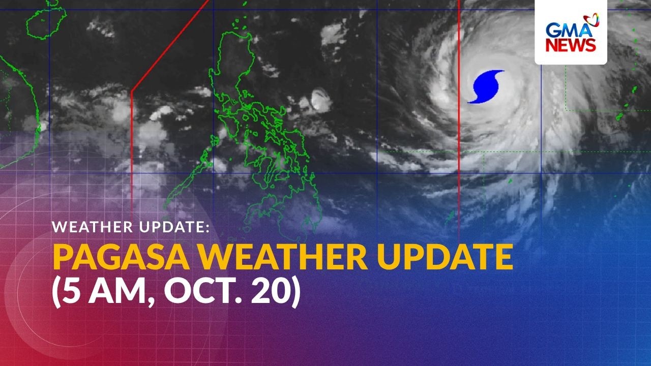 PAGASA weather update as of 5 AM (Oct. 20, 2026) | GMA News
