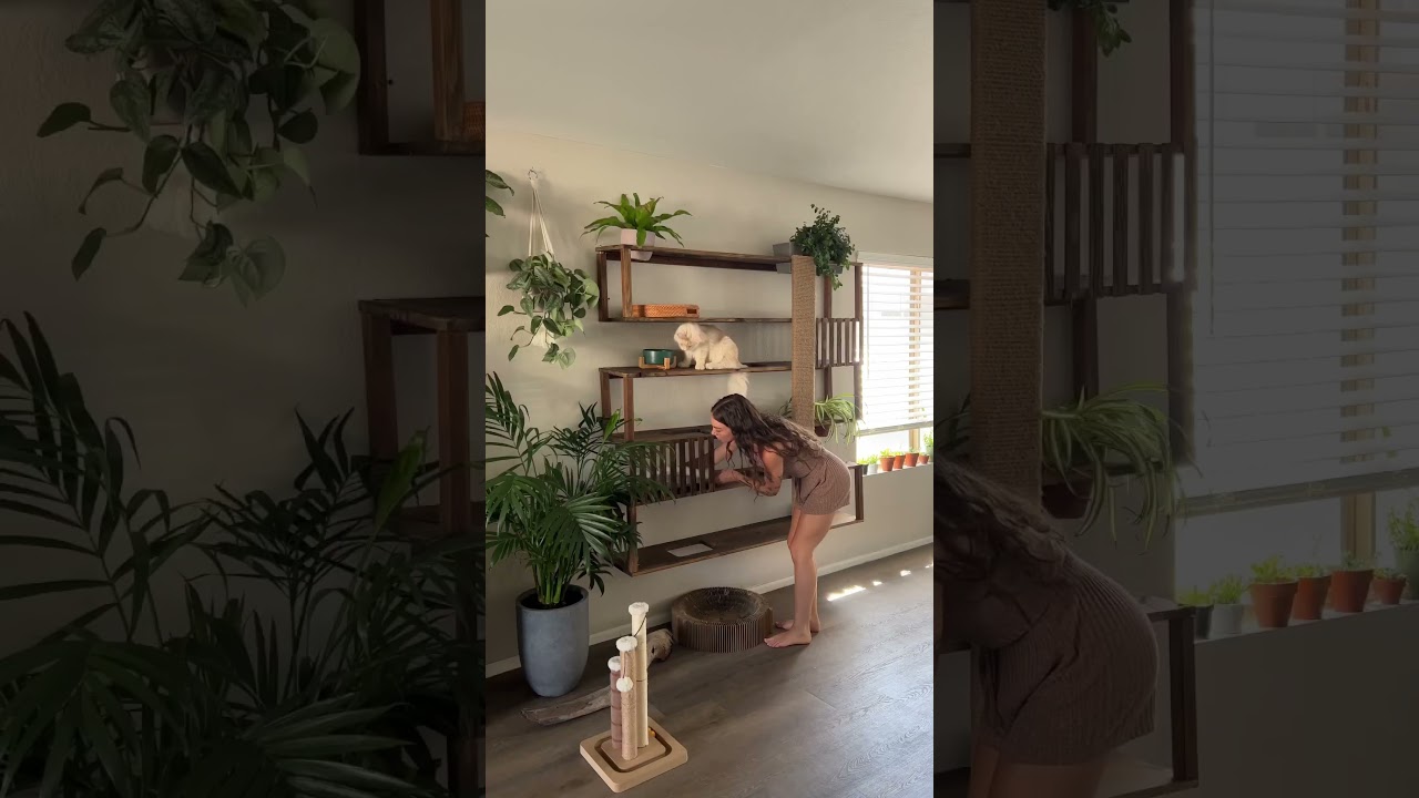 DIY Stylish Cat Tree #diy #petlover #cattree #catslover #diyideas #cats