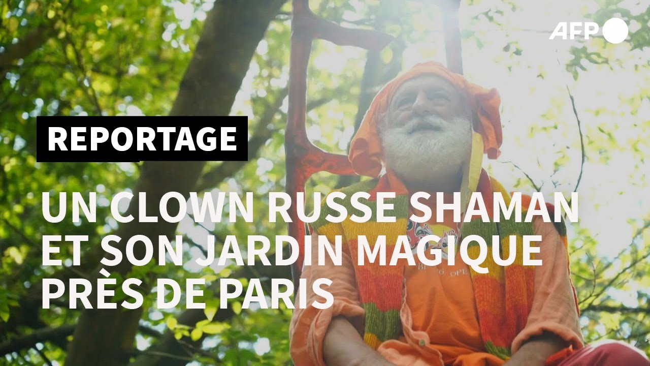 Près de Paris, balade dans le jardin magique du clown russe Slava Polunin | AFP