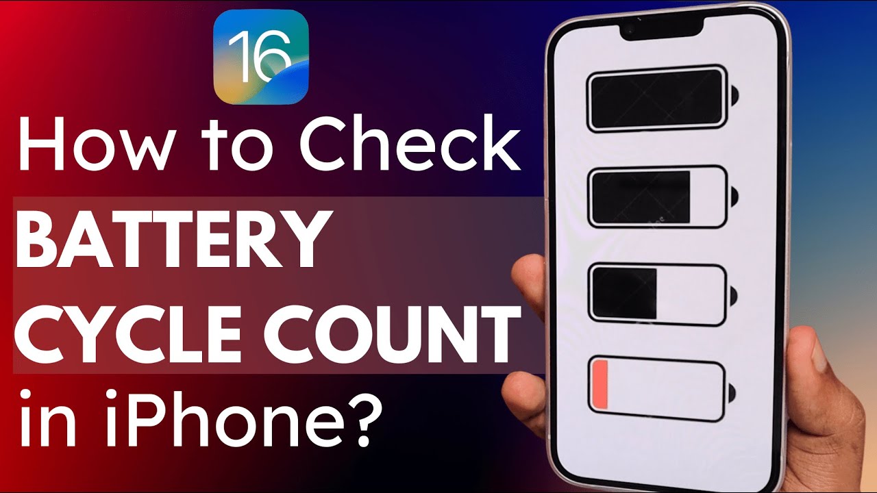 How to Check iPhone BATTERY CYCLE COUNT? 🔥 iOS 16 and Later