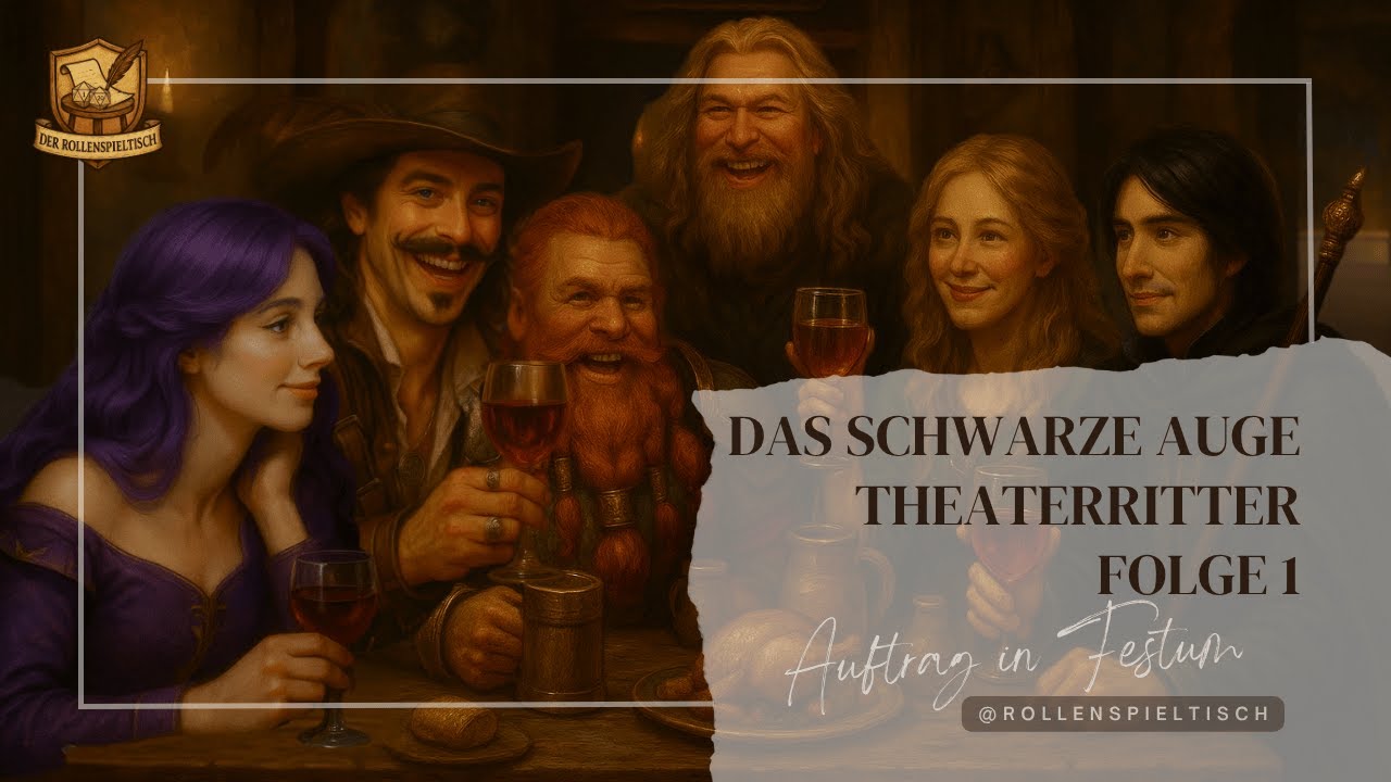 DSA Theaterritter 1x01 – Auftrag in Festum [Let’s Play | Pen & Paper | Deutsch]