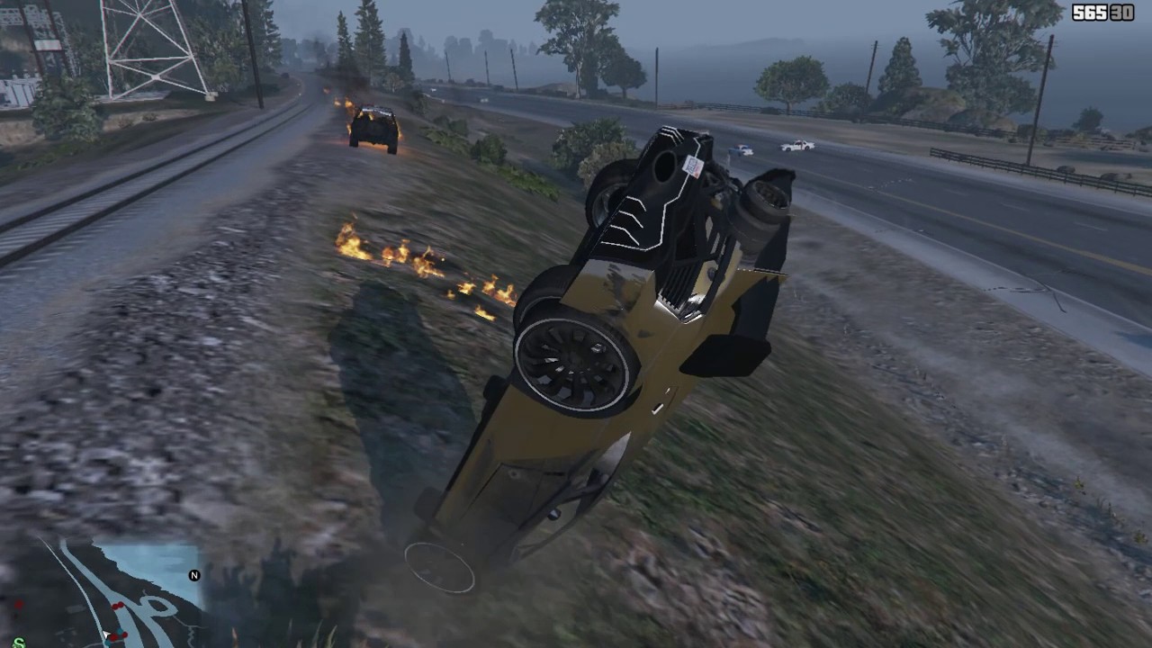 GTA V - Forcefield vs Cops