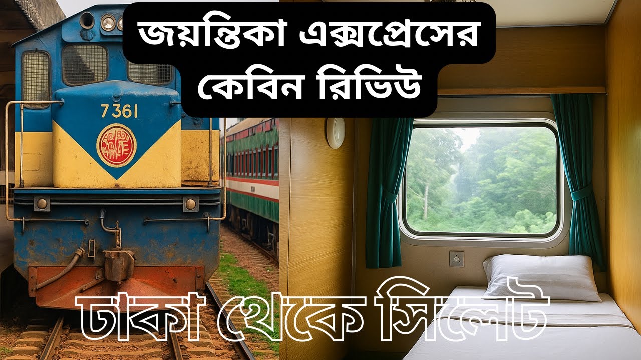 ঢাকা থেকে সিলেটগামী জয়ন্তিকা এক্সপ্রেস 🚆 | কেবিন কেমন? | Train Cabin Review Bangladesh”|Rani sheikh 
