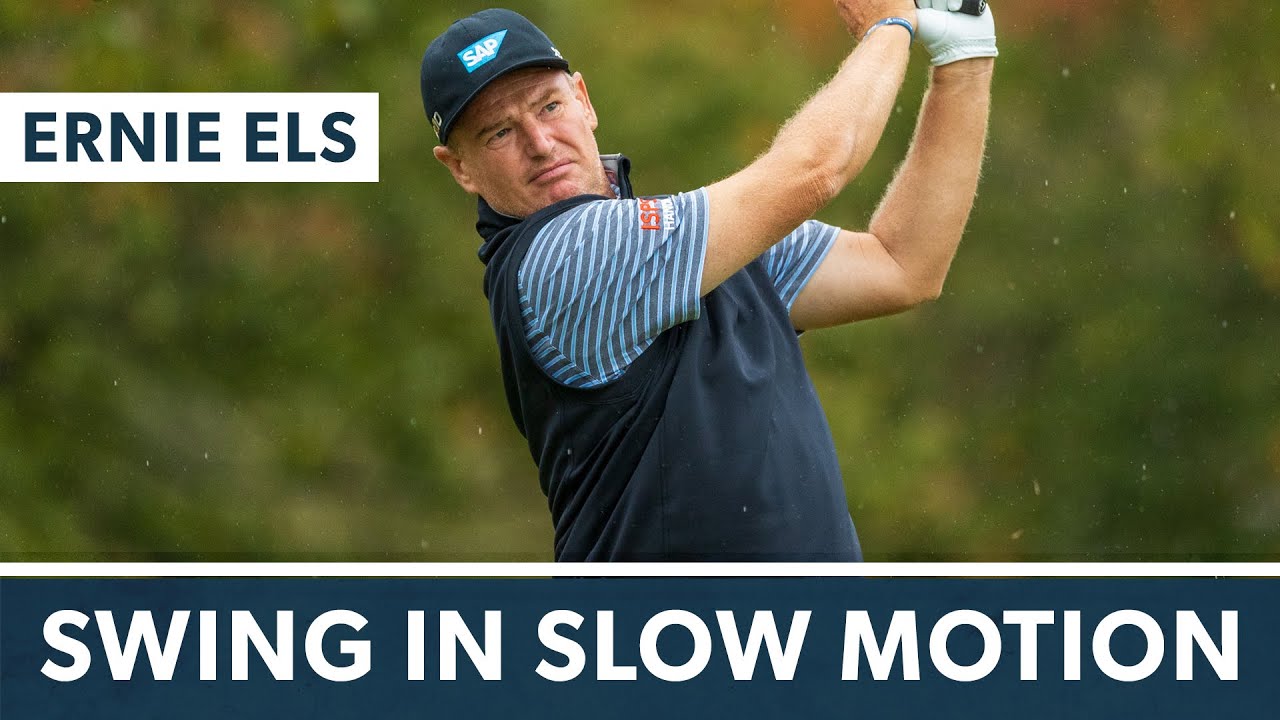 Ernie Els’ sweet swing in slow motion (all angles)