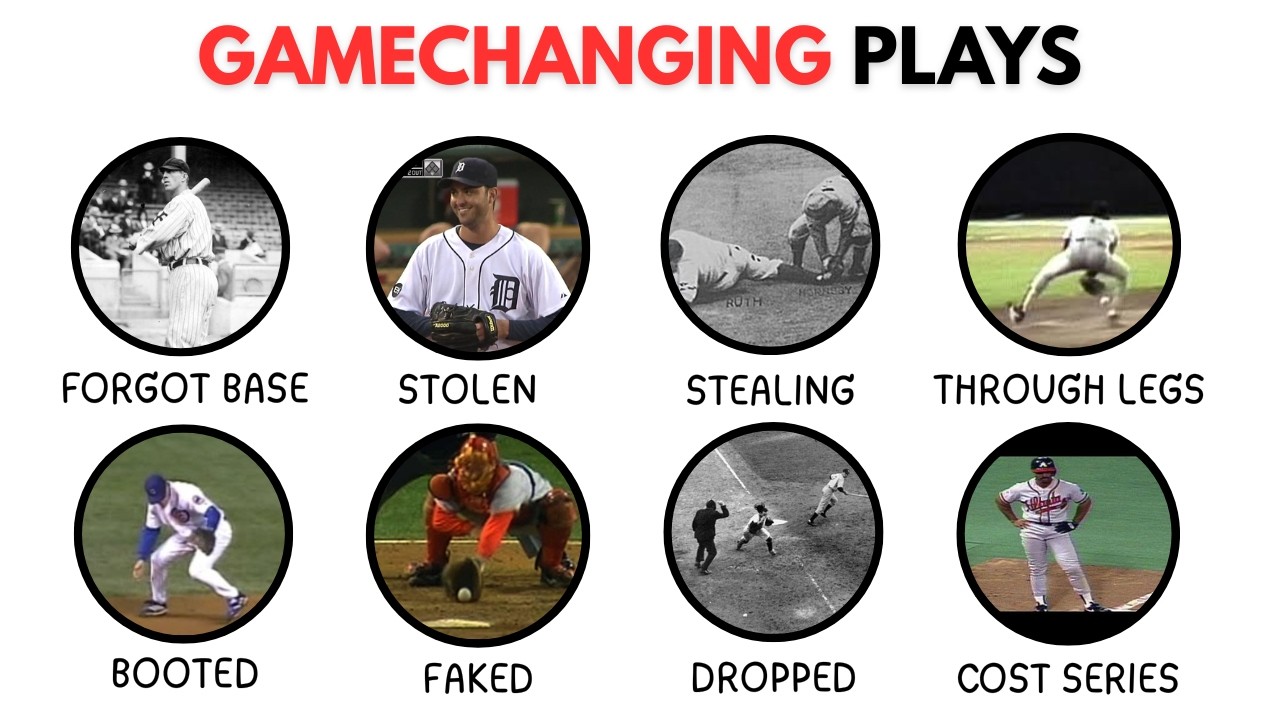 Every Gamechanging Play Ever in Baseball Explained In 12 Minutes