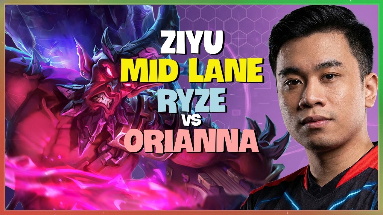 Master Rank Ziyu Shows Flawless Mid Lane Macro and Ryze Mechanics Engsub