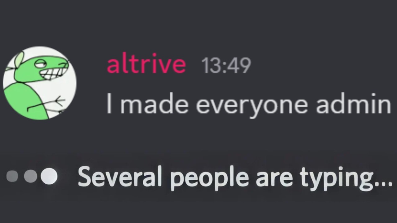 I gave Everyone Admin on my Discord