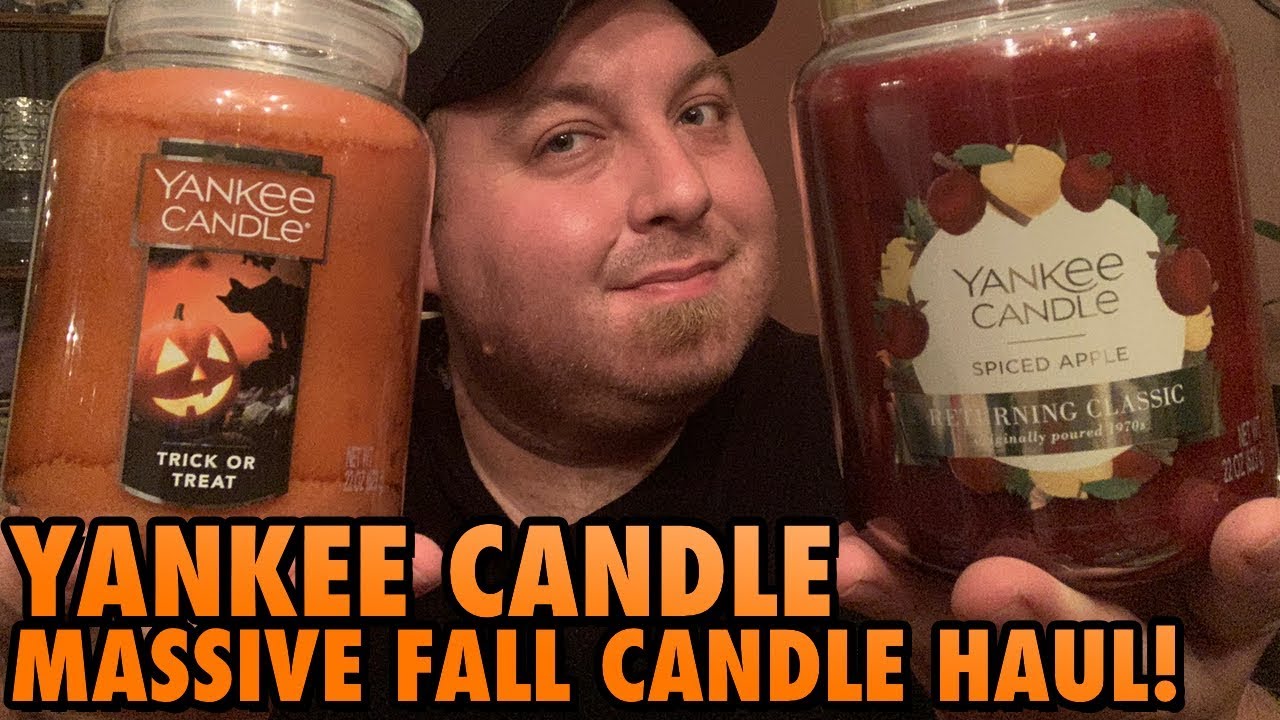 Yankee Candle MASSIVE Fall & 50th Anniversary Candle Haul | Farmer's Market Collection