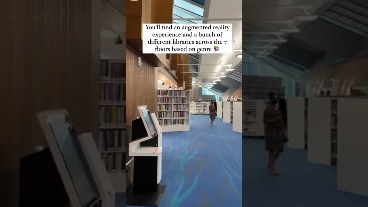 This is the brand new Mohammed bin Rashid Library in Dubai Featuring over 1Million Book #1million