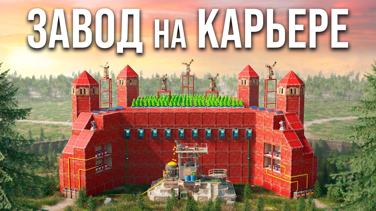 FACTORY at the QUARRY! 100 DAYS of WAR for INFINITE SULFUR in Rust