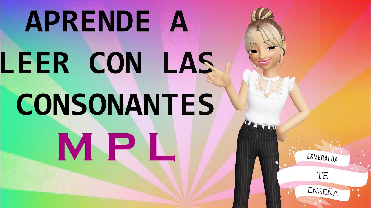 Aprende a leer con M P L | Esmeralda Te Enseña