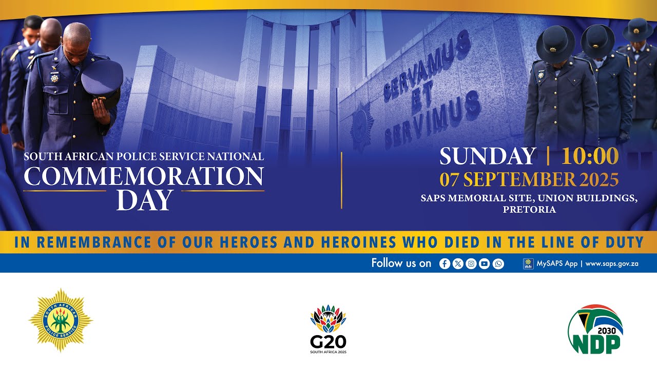 South African Police Service National Commemoration Day 2025