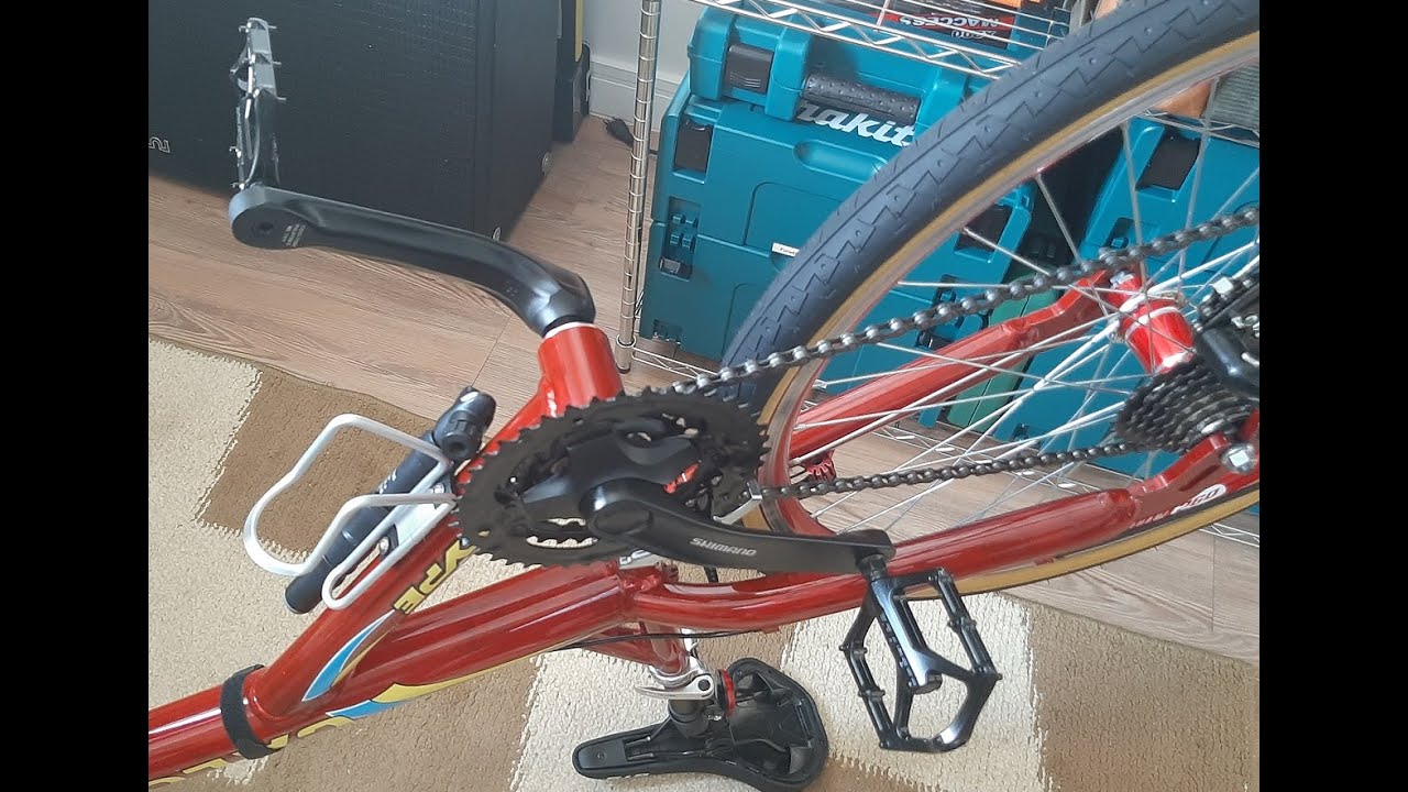 Installing a Shimano Crankset Fc-Ty301 Caloi T-Type Part 03