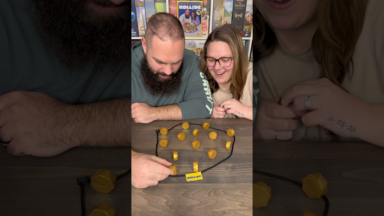 Come Play Kollide With Us, A Perfect Game For Couples! #boardgames #gamenight #couple #fun