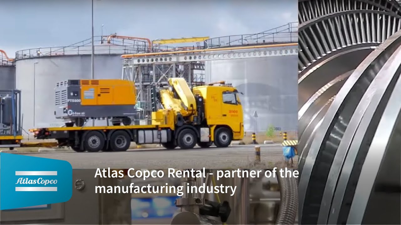 Atlas Copco Rental is a trusted partner for the manufacturing industry