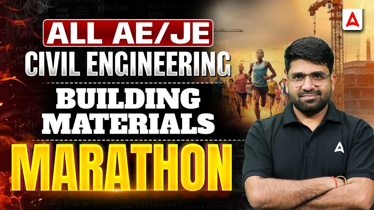 Building Materials Marathon Class 🔥 | Complete Syllabus for AE JE Civil Engineering | By Pramod Sir