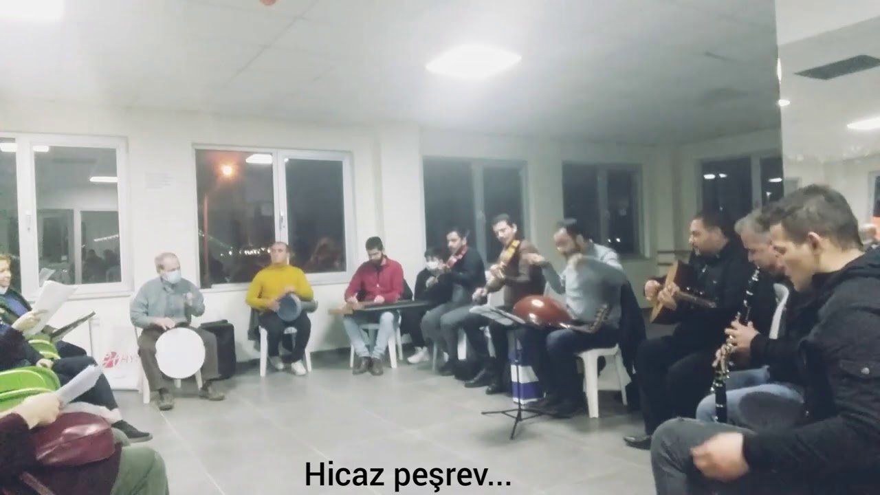 Lapseki Türk Sanat Müziği Korosu (Hicaz Faslı)  Çalışmaları.. Şef : Fikret Toksözlü