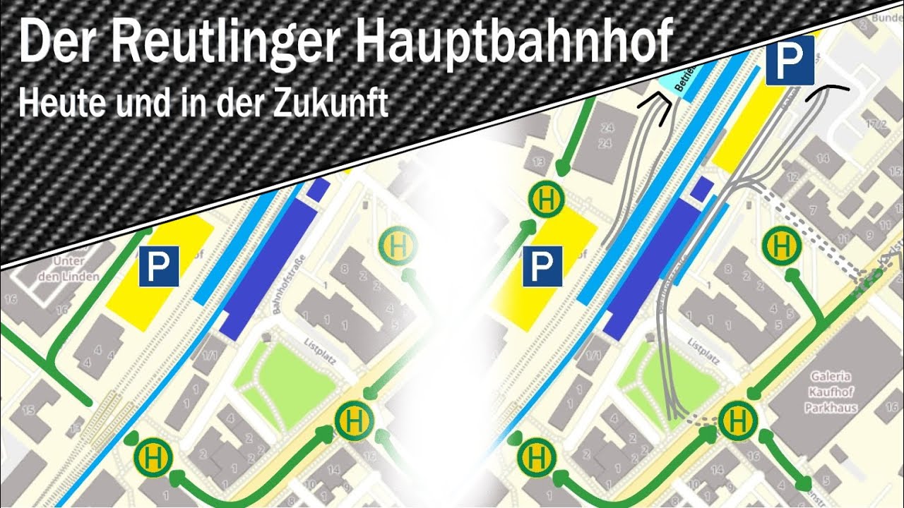 Der Reutlinger Hauptbahnhof - Heute und in der Zukunft
