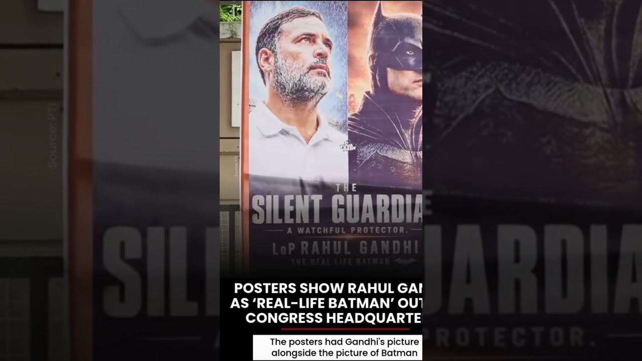 Rahul Gandhi: Real-Life Batman? 🦇🔥 | &ldquo;Silent Guardian, Watchful Protector&rdquo;