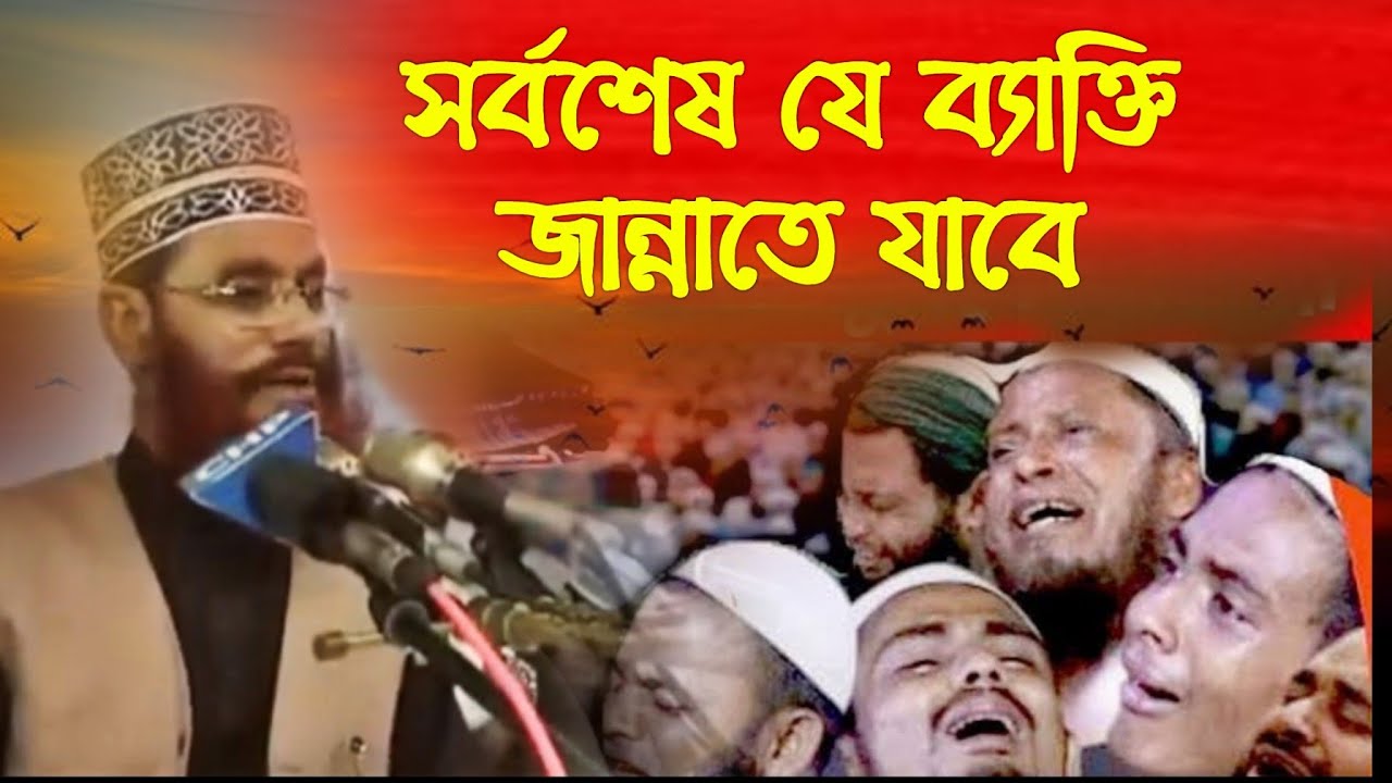 সর্বশেষ যে ব্যাক্তি জান্নাতে যাবে এবং কিভাবে যাবে | কলিজা ঠান্ডা করা ওয়াজ | দেলোয়ার হোসাইন সাঈদী |