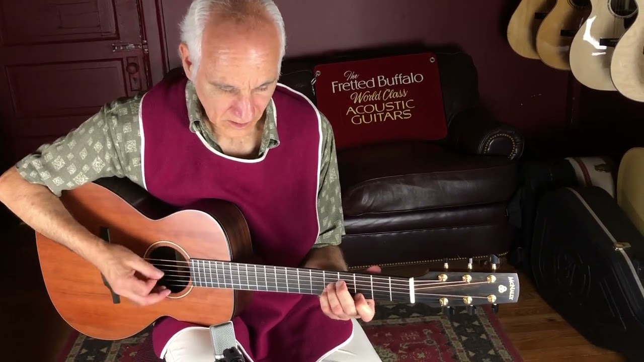 McNally S Model Small Bodied Guitar from Northern Ireland w/Redwood Top & Indian Rosewood b/s