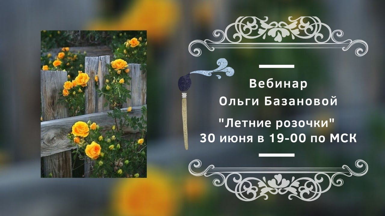 Вебинар от Ольги Базановой - 