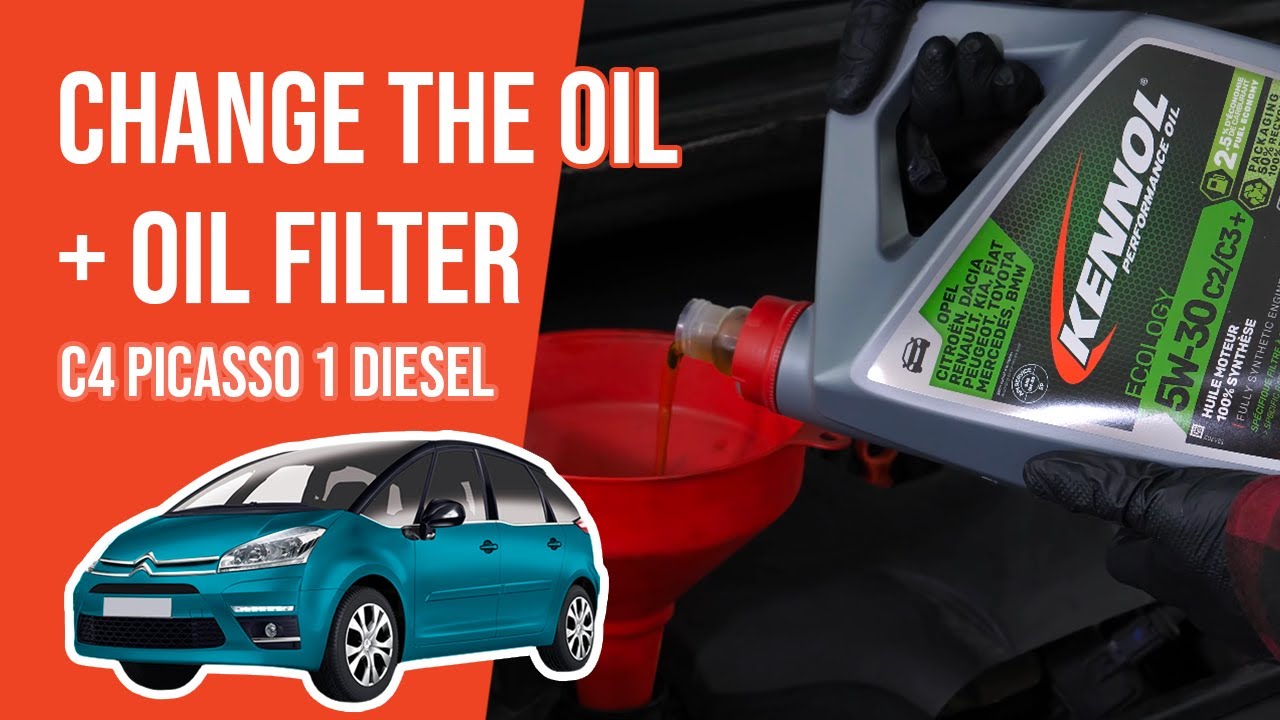 Change the oil and the oil filter C4 Picasso mk1 2.0 HDI 🛢