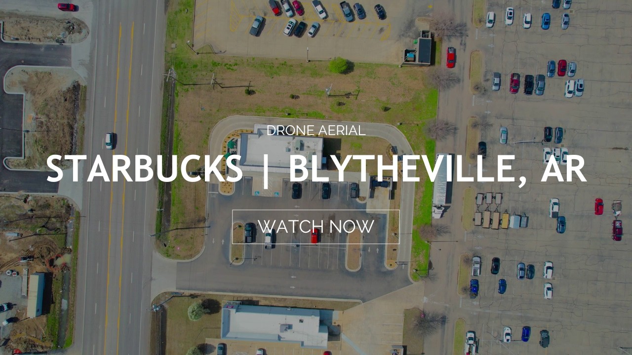 Starbucks AR Blytheville Drone Video