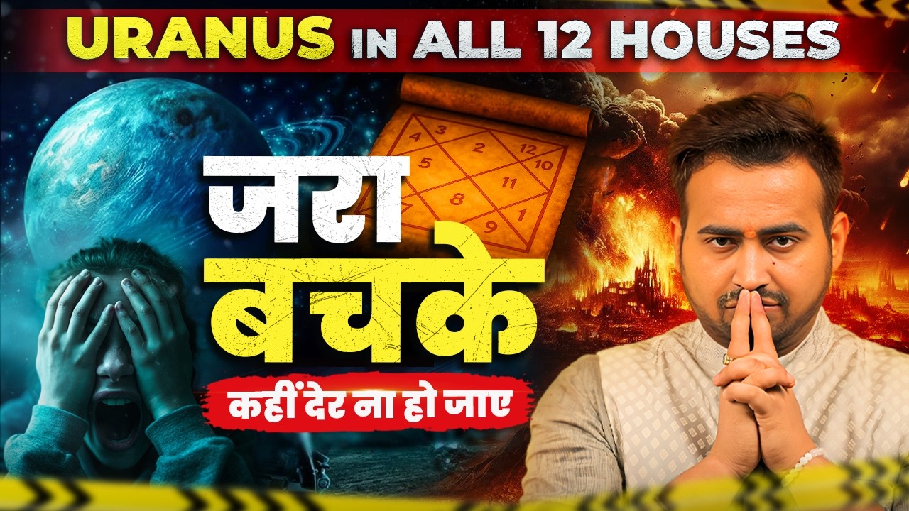 Planet Of Surprises: Uranus का सभी 12 भावों में Effects | Detailed Analysis | Astro Arun Pandit