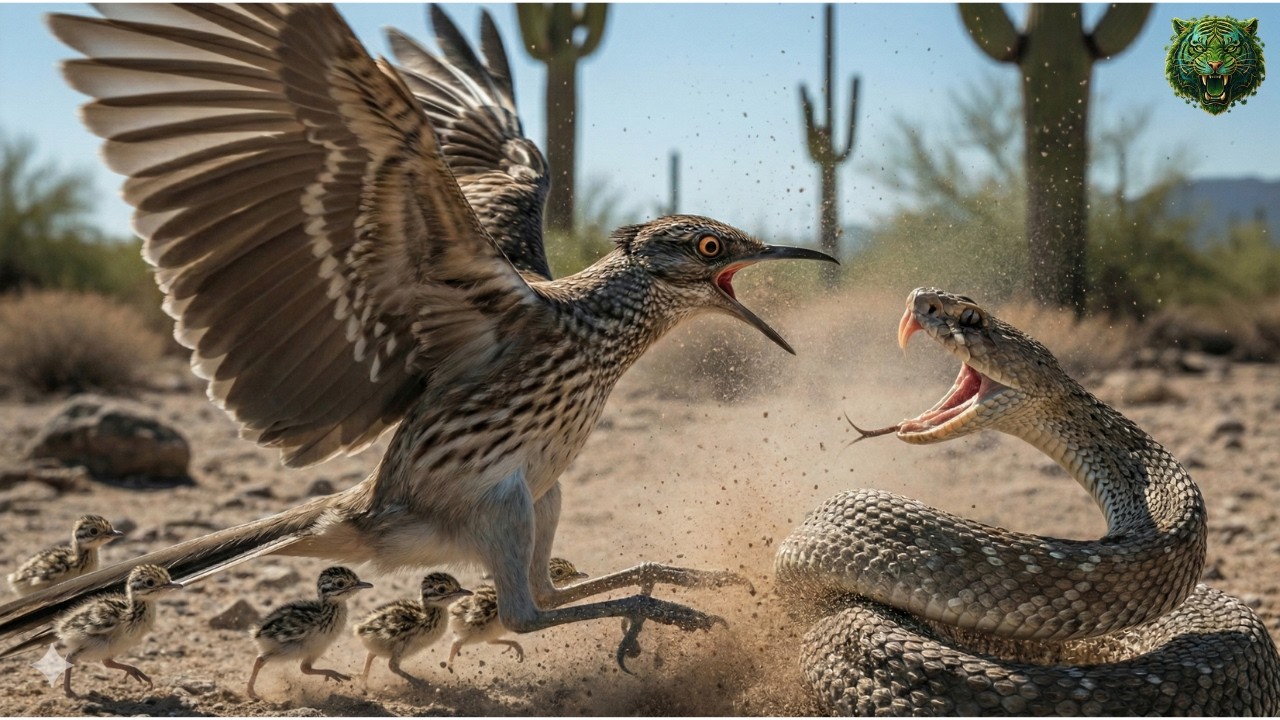 COBRA RATTLESNAKE VS ROADRUNNER O Duelo Mais Louco do Deserto Sonora – Documentário Animal