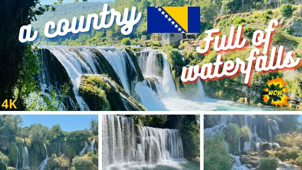 Waterfalls country in Europe - Bosnia and Herzegovina