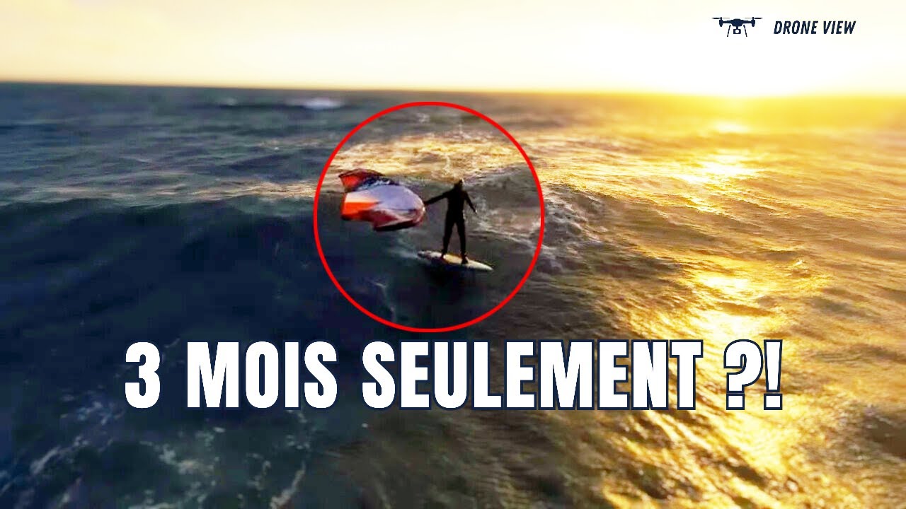Étonnante Progression en Wing Foil 3 Mois de Freefly et déjà sur les Grosses Vagues !