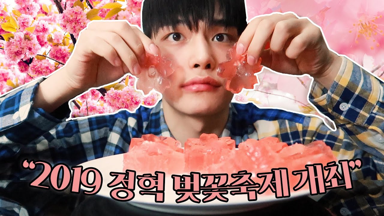 [ASMR] 내가 만든 벚꽃젤리