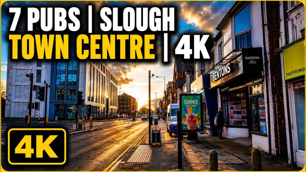7 Pubs | Slough Town Centre | 4K