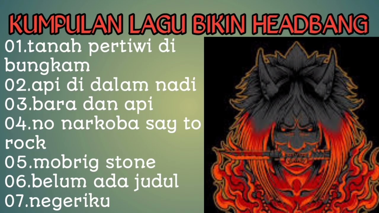 Lagu heavy metal wajib di dengar