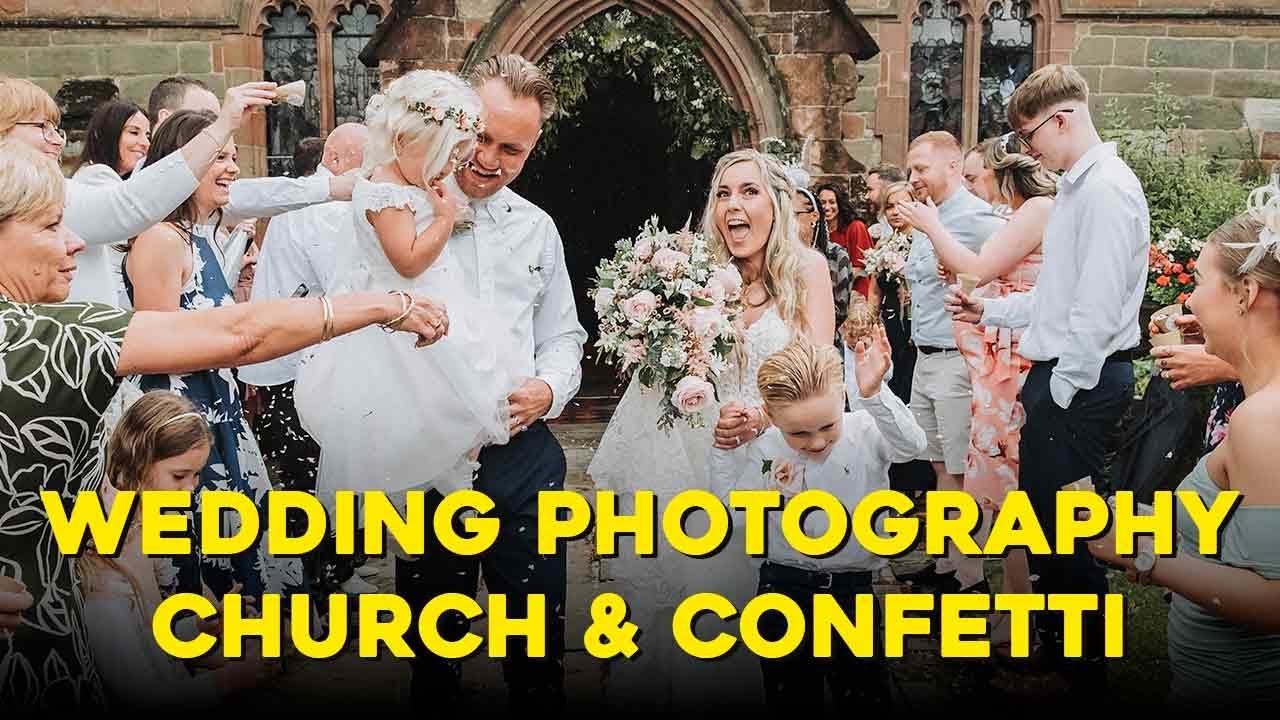 Wedding Photography BTS - Church Wedding & Confetti Throw