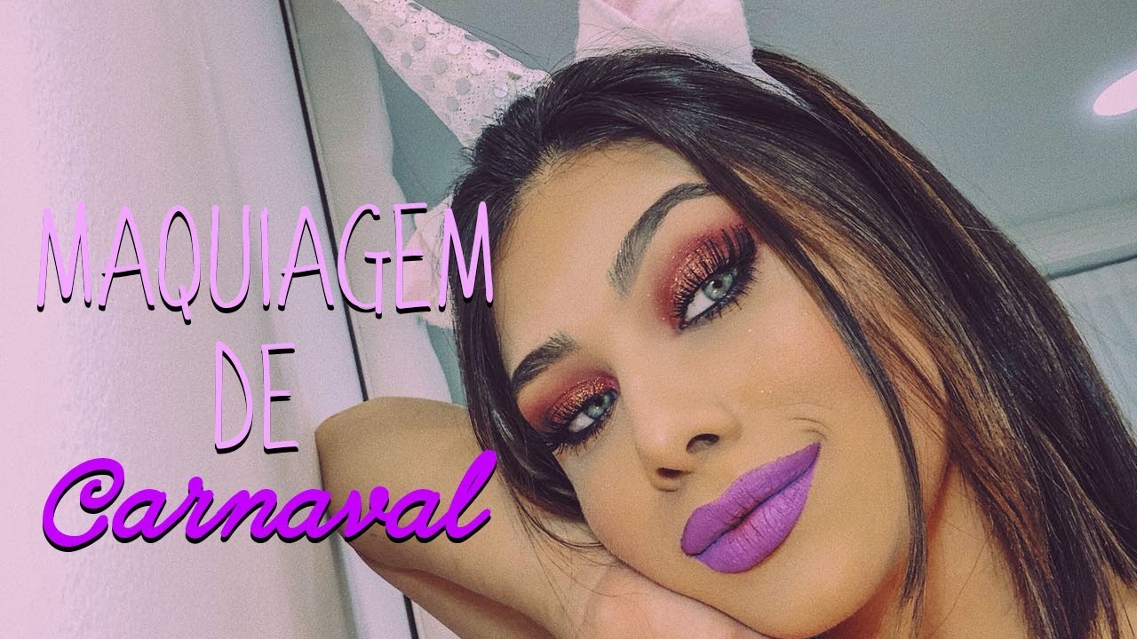 DESAFIO MAKE DE CARNAVAL COM DAILUS E DROGA RAIA