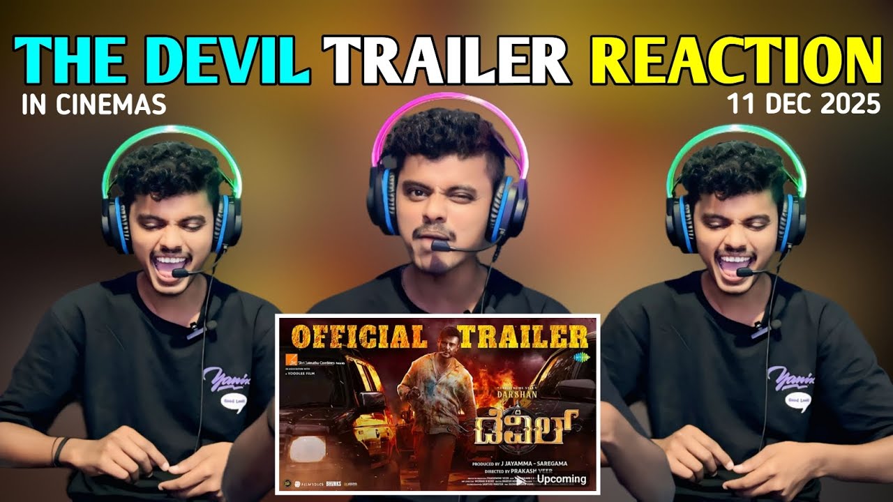 The Devil Official Trailer Reation | Darshan | Rachana Rai | Prakash Veer | B Aianeesh Loknath