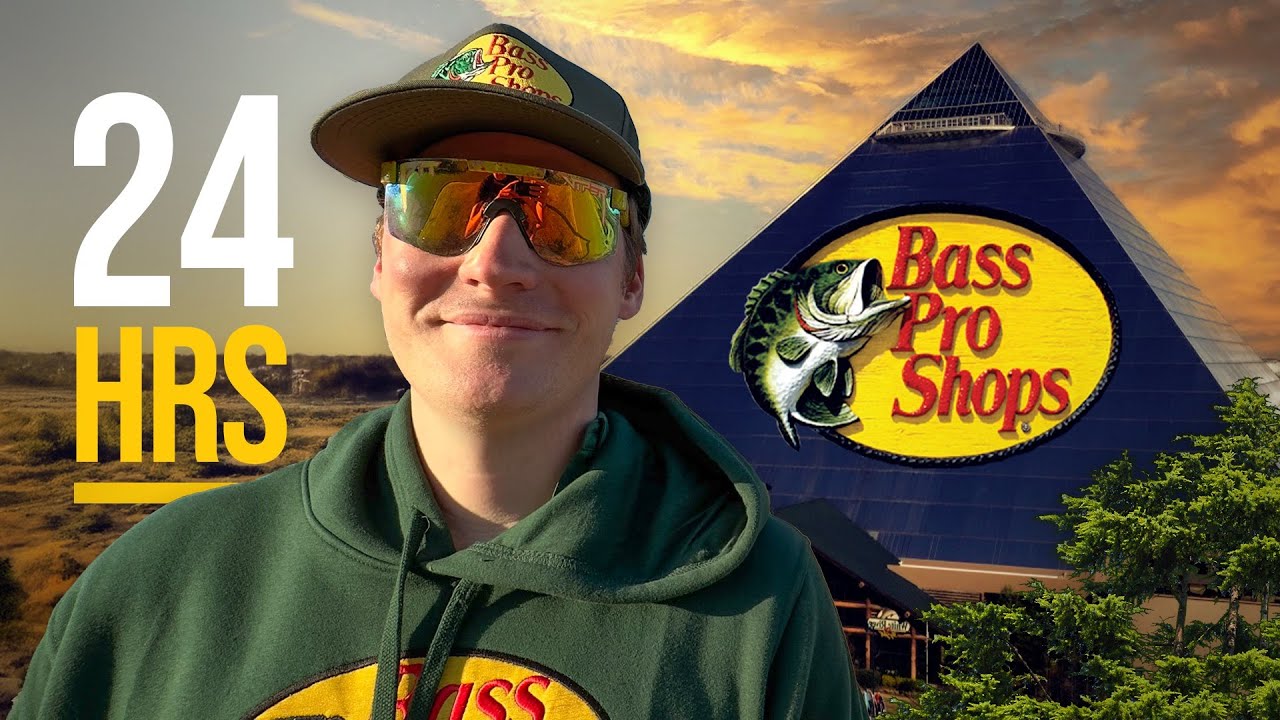 I Spent 24 Hours In The Bass Pro Shops Pyramid