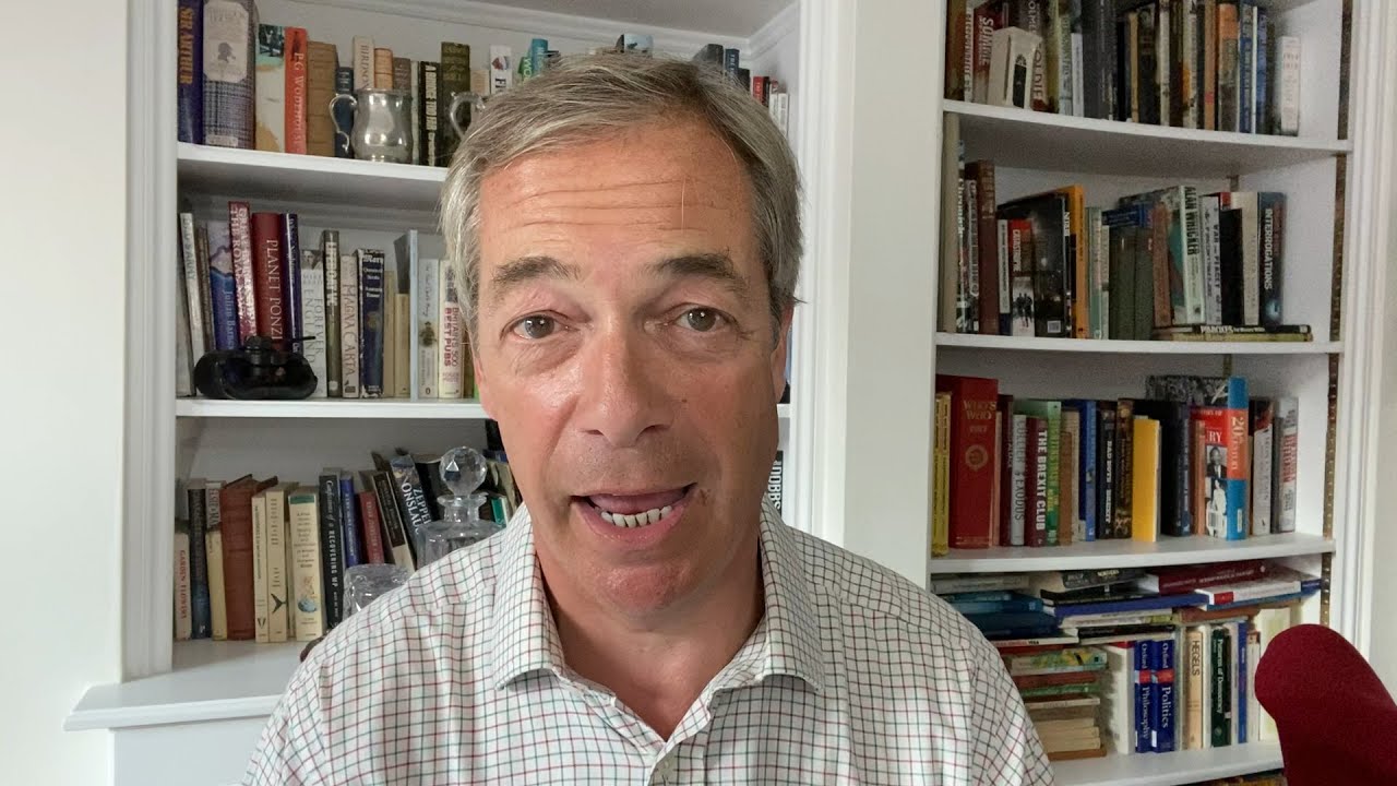 Nigel Farage reacts as 52 migrant boats arrive in a single day.