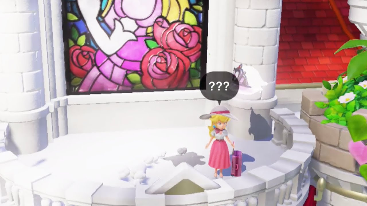 Npc's Reactions to the Invisible Hat - Super Mario Odyssey