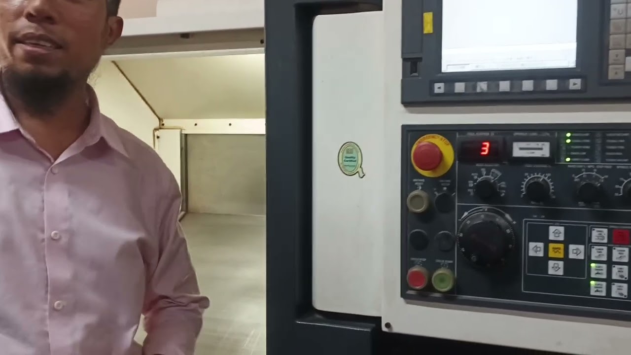 Cnc lath machine controller description