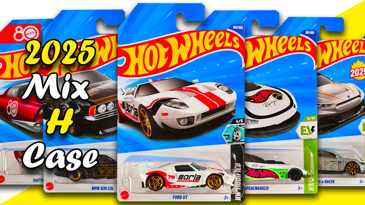 Showcase - Hot Wheels 2025 Mix H Case Lineups, Renault Alpha F1, Petronas, Pontiac Firebird & More.