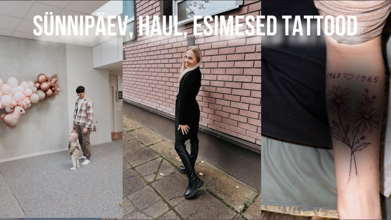 VLOG | Käisime sünnipäeval, HAUL, tegin enda esimesed tattood ja palju muud 🍁