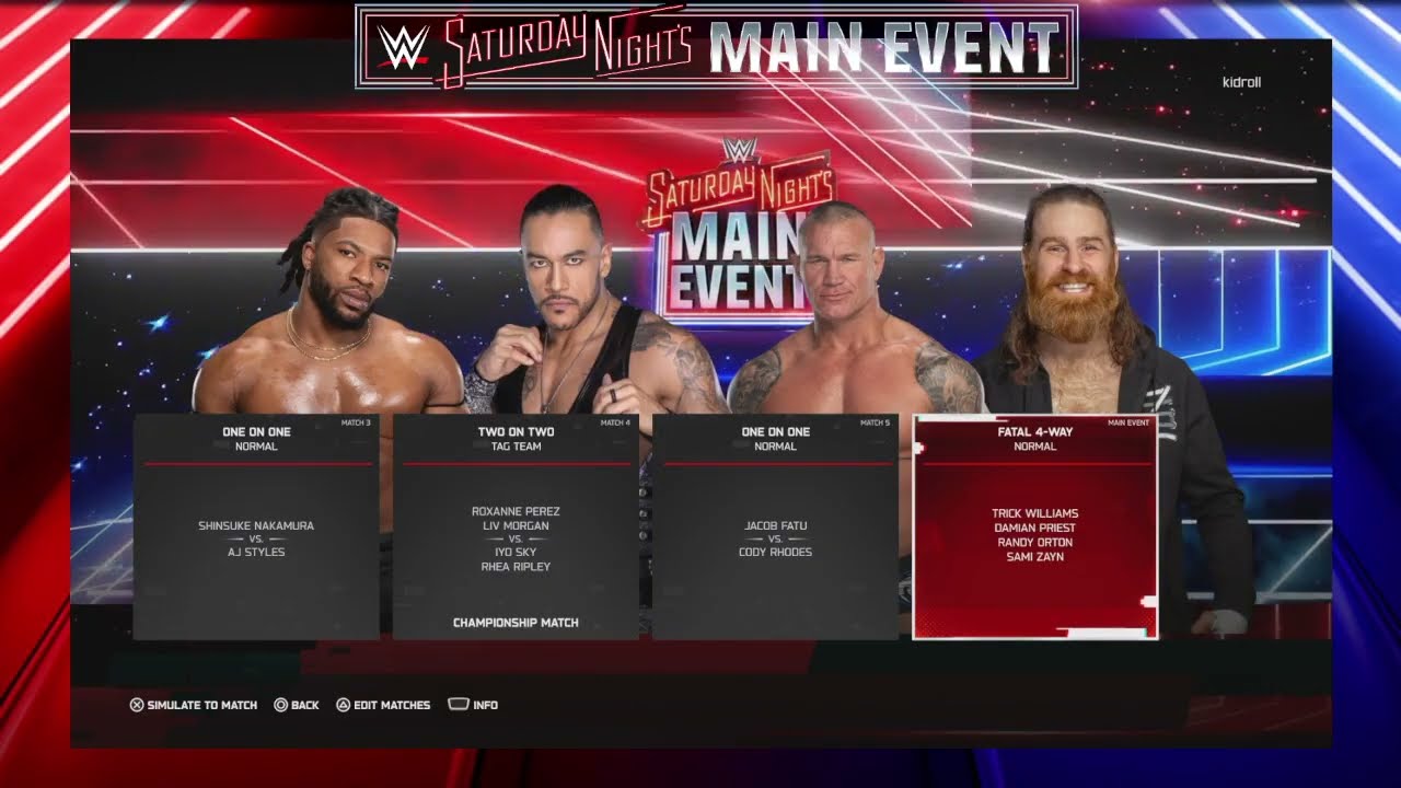 WWE 2k25:  Saturday Night's Main Event Montreal Prediction Show