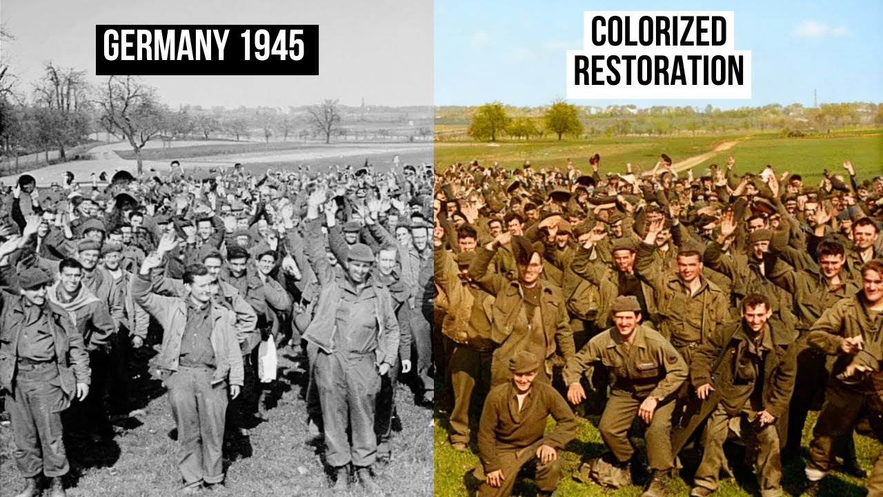 Germany 1945: Rare Archive Footage | Colorized & Restored with AI