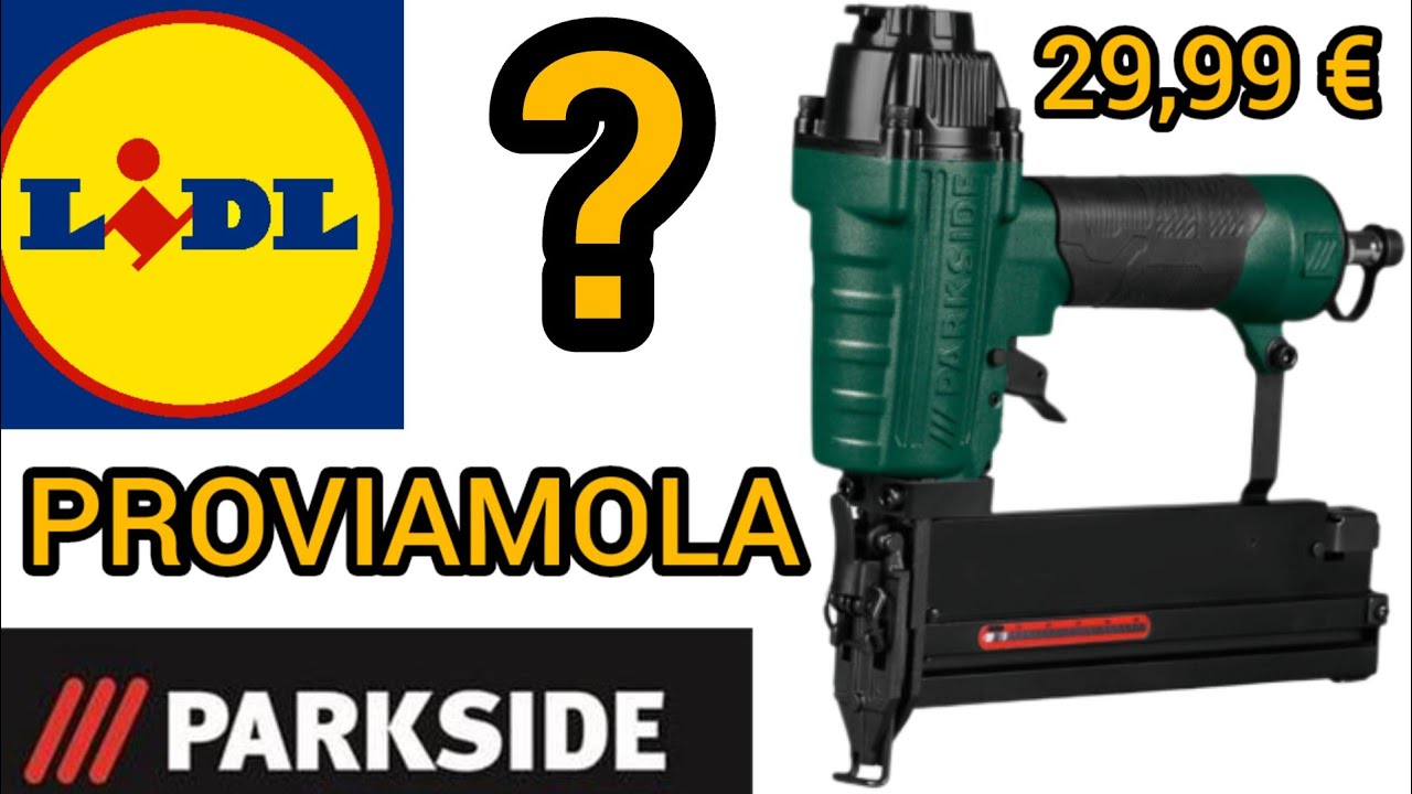 SPARACHIODI PARKSIDE DELLA LIDL #parkside #faidate #lidl #sparachiodi