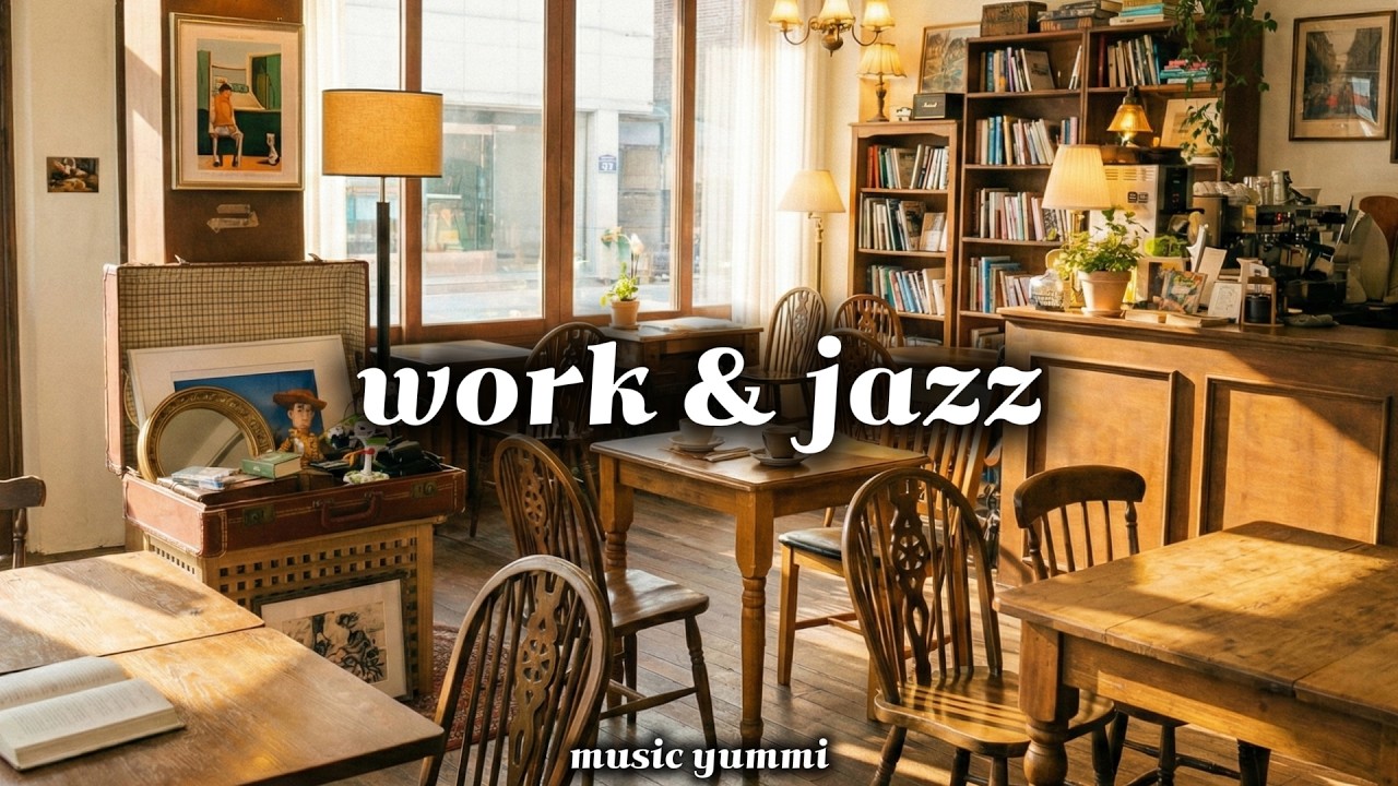 Cozy Cafe Jazz for Concentration & Work (No Vocals) 🎧 공부 집중 일할 때  음악