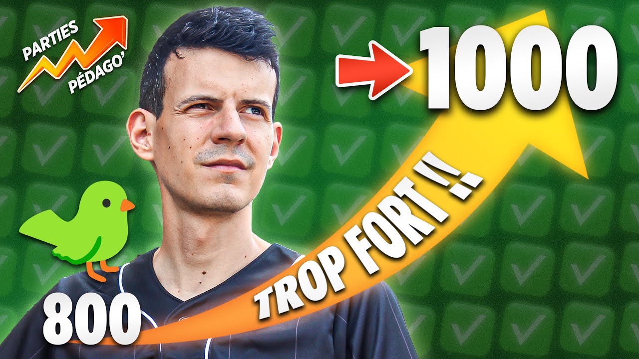 Le CONSEIL ULTIME pour Progresser Rapidement aux échecs à 1000 Elo !